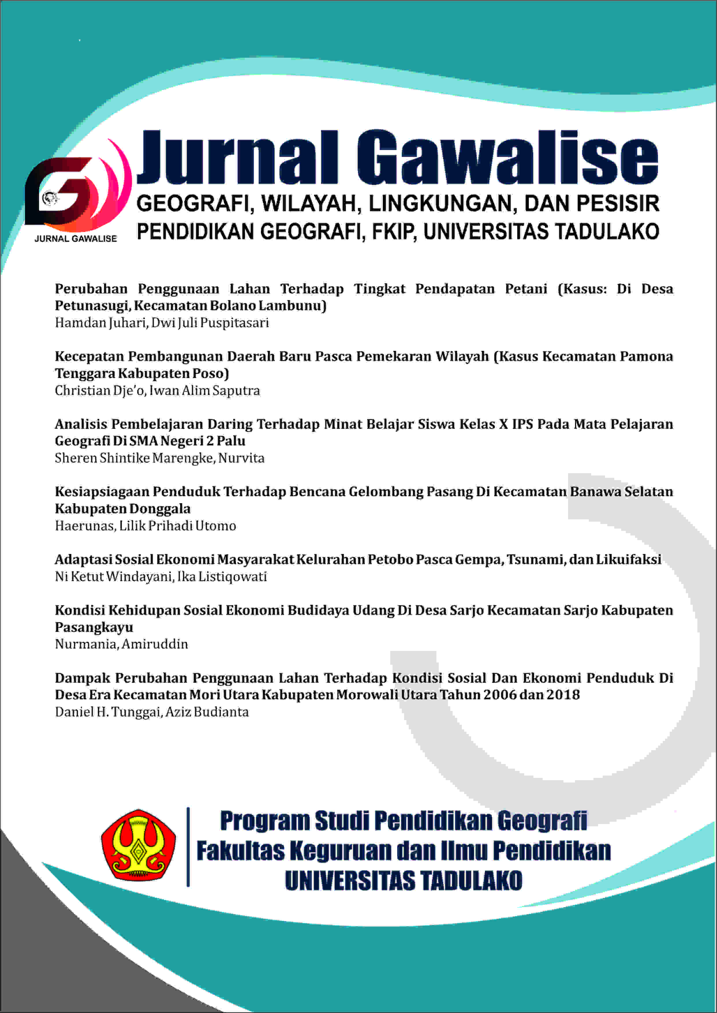 					View Vol. 1 No. 1 (2022): JURNAL GAWALISE
				